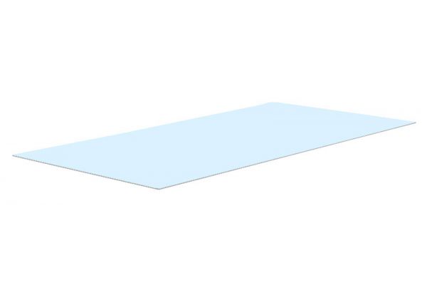 Glasplatte Fontana 180x90 cm klarglas